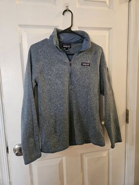 Patagonia Womens Better Sweater Quarter-Zip Fleece Pullover.